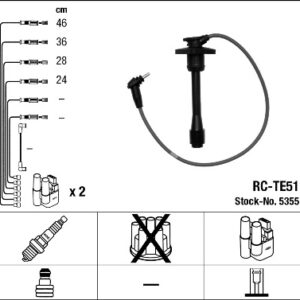 RC-TE51 ATEŞLEME KABLOSU - NGK