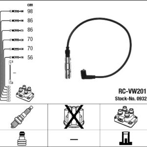 RC-VW201 ATEŞLEME KABLOSU - NGK