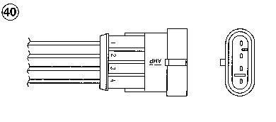 OZA659-EE30 OKSİJEN SENSÖRÜ NGK-1612/NGK-1613/NGK-5753/NGK-7863/NGK-7864/NGK-7903/NGK-7904/NGK-7905 - NGK