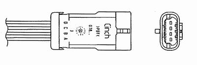 OZA659-EE53 OKSİJEN SENSÖRÜ NGK-7858/NGK-7859 - NGK