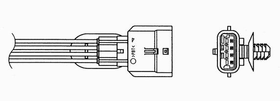 OKSİJEN SENSÖRÜ OZA507-R4 CLIO II-III-KNG-MODUS-TWNG 1.2-LOGAN SANDERO 1.2-1.4-1.6 458mm NGK-1336/NGK-6517/NGK-90054/NGK-93912 - NGK