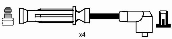 BUJİ KABLOSU ROVER 820 I/SI DİSTRİBÜTÖRLÜ 92-99 RC-RV308 - NGK