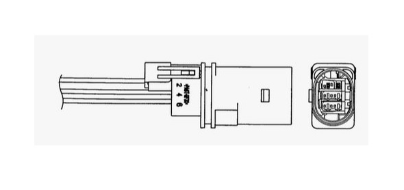 OKSİJEN SENSÖRÜ LZA17-VW1 GOLF V-PASSAT-TOURAN 05 A3-ALTEA-LEON-TOLEDO-OCTAVIA 06 2.0 TDİ - NGK