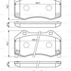 FREN BALATA SETİ DİSKLİ FREN CORSA DS07 -CORSA EX15 ; CORSA Mk IIID S07 -CORSA Mk IVE X15 - OPTIMAL