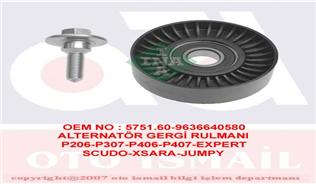 ALTERNATÖR GERGİ RULMANI P206-307-406-407-607-807-EXPERT-C5-C8-JUMPY 1.8 16V-2.0 16V-2.0-2.2 - PSA