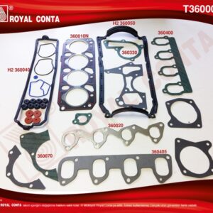 MOTOR TAKIM CONTA FORD FIESTA-ESCORT-ORION 1.8D-TD 91 E KADAR - ROYAL