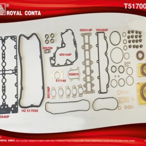 MOTOR TAKIM CONTA SKC SİZ DUCATO 2.3 JTD CORTECO KEÇELİ VE SUBAP LASTİKLİ 133429 MOTORDAN SONRA - ROYAL