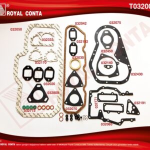 MOTOR TAKIM CONTA. SİLİNDİR KAPAKSIZ J9 DZL - ROYAL