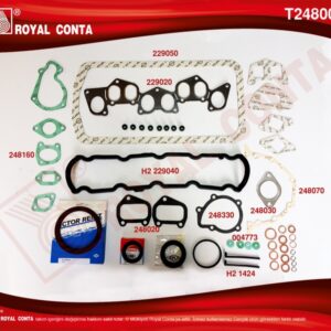 MOTOR TAKIM CONTA SKT KEÇELİ SKC SİZ P205-P305-P306-PARTNER 1.8D XUD7 - ROYAL