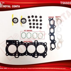 x ÜST TAKIM CONTA SKT KEÇELİ SUBP.LAST SUBAP KAPAK CONTASIZ FOCUS II 1.6 16V 03 100HP - ROYAL