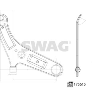 SALINCAK GM/OPEL ZEİCHNUNGSNR. FEBI 175615 - SWAG