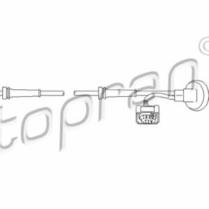755 ABS HIZ SENSÖRÜ ARKA PASSAT 96-00 SUPERB 01-08 1045m - TOPRAN