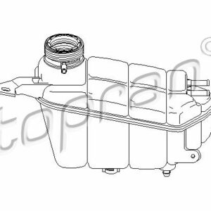 RADYATOR YEDEK SU DEPOSU MERCEDES W220 W463 - TOPRAN