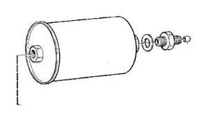 YAKIT FİLTRESİ B.Y TIP VOLVO 850 91-96 C70 CABRIO COUPE 98-05 S70 97-00 V70 97-00 XC70 97-02 S90 2.9 97-98 TIRNAKSIZ - TOPRAN