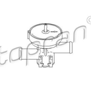 KALORİFER MUSLUĞU VALFİ ASTRA F 1.4-1.6-1.7-CORSA B 1.4-1.6-OMEGA B 2.0-2.2-2.5-TIGRA 1.4-1.6 - TOPRAN