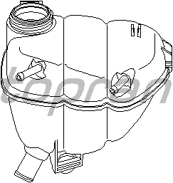 GENLEŞME KAVANOZU RADYATÖR EK SU DEPOSU OPEL VECTRA B 1.6i 16V-1.7TD-1.8i 16V-2.0i 16V-2.6i V6 - TOPRAN
