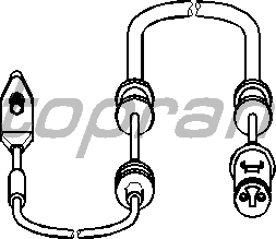 755 DİSK BALATA İKAZ KABLOSU VECTRA B 1.6-1.8-2.0-2.2 95-03 - TOPRAN