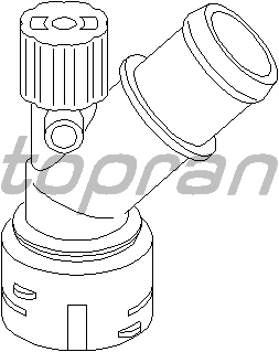 755 TERMOSTAT YUVASI FLANŞI BORA-GOLF V-POLO-A3-TT 1.9-1.8-1.6 96-05 - TOPRAN