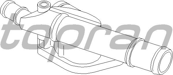755 TERMOSTAT YUVASI FLANŞI CADDY III-GOLF V-PLUS-JETTA III-PASSAT-A3-ALTEA-LEON-TOLEDO-SUPERB 1 - TOPRAN