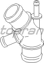 755 TERMOSTAT YUVASI FLANŞI BORA 98-05 -GOLF IV 97-05 -A3 96-03 -LEON 99-06 -TOLEDO 99-06 -O - TOPRAN