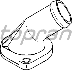 755 TERMOSTAT YUVASI FLANŞI GOLF IV 1.8-1.9-2.0 98-08 -PASAAT 1.9 TDI 96-00 - TOPRAN