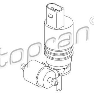 CAM SU FİSKİYE POMPASI BORA 00 CADDY II-III 95 GOLF IV-V-VI-PLUS 97 PASSAT 97 POLO 95 A3 - TOPRAN