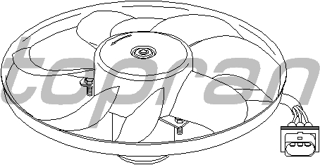 755 FAN MOTORU BORA 98 GOLF IV 97 POLO 94 A3 96 LEON 99 TOLEDO 99 FABIA 99 OCTAVIA 9 - TOPRAN