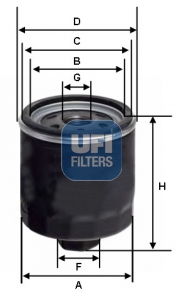 YAĞ FİLTRESİ - UFI