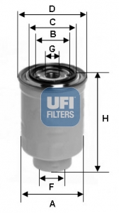 YAKIT FİLTRESİ - UFI