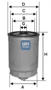 YAKIT FİLTRESİ - UFI