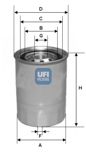 YAKIT FİLTRESİ - UFI