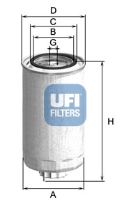 YAKIT FİLTRESİ - UFI