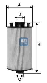 YAĞ FİLTRESİ - UFI