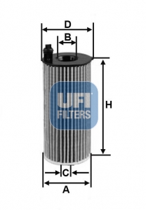 YAG FILTRESI BMW B37 B38 B46 B48 B47 F10 F20 F30 G20 G30 F32 F34 F36 G11 G01 G05 F25 F26 Z4 - UFI