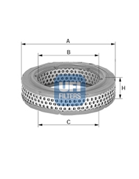 HAVA FILTRESI MERCEDES M102 190 W201 W124 S124 - UFI