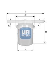 YAKIT FİLTRESİ - UFI