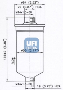 YAKIT FİLTRESİ - UFI