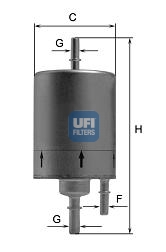 YAKIT FİLTRESİ - UFI