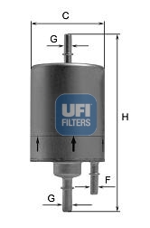 YAKIT FİLTRESİ - UFI