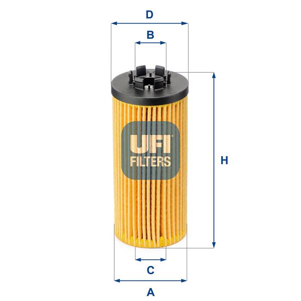 YAG FILTRESI BMW B37 B38 B47 B48 F40 F45 F46 F48 F39 MINI F54 F55 F56 F60 - UFI