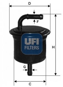 BENZİN YAKIT FİLTRESİ HİLUX-LAND CRUİSER - UFI