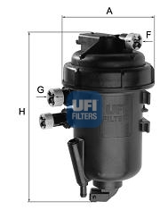 YAKIT FİLTRESİ KUTULU DUCATO-BOXER-JUMPER 2.0-2.8JTD-HDI 02 OE - UFI