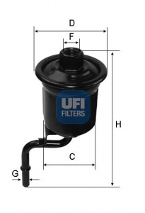 YAKIT FİLTRESİ TOYOTA AVENSIS 2.0 VVTİ 00-03 - UFI