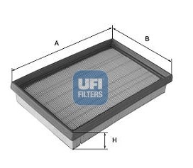 x HAVA FİLTRESİ LGN III 1.6 16V K4M 10/07 -2.0 16V F4R 10/07 - UFI