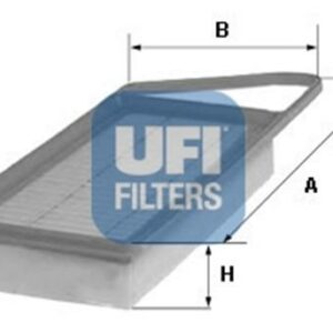 HAVA FİLTRESİ P407 1.8-1.8 16V-2.0-2.0 16V-2.2 04- - C6 3.0 V6 05- - C5 1.8-2.0-3.0 16V 04- - UFI