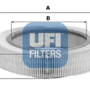 HAVA FİLTRESİ CLIO II 98-05 - KNG 97- - MGN 96- -LOGAN 04- -SANDERO 08- - SOLENZA 03- 1.4-1.6 - UFI