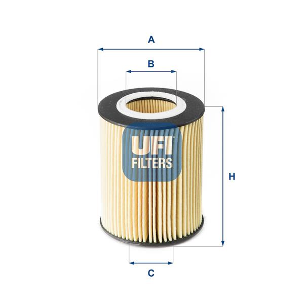 YAG FILTRESI FREELANDER 2 VOLVO S60 II 134 S80 2 124 V60 I 155 XC60 I SUV 156 XC70 II 136 XC90 I 275 - UFI