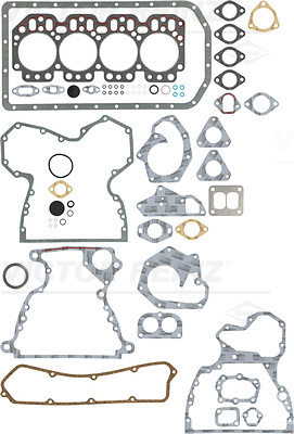 FULL GASKET SET. ENGINE - V.REINZ