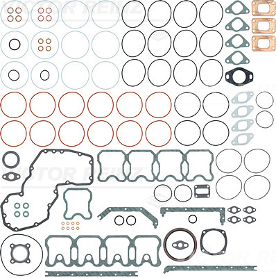 FULL GASKET SET. ENGINE - V.REINZ