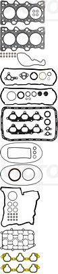 FULL GASKET SET. ENGINE - V.REINZ